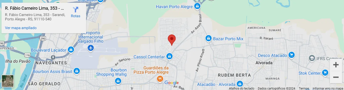 Mapa do google.